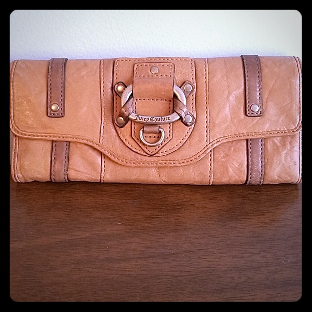 Juicy Couture Brown Leather Wallet